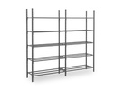 Rayonnage Quick'tube gris anthracite RAL 7024