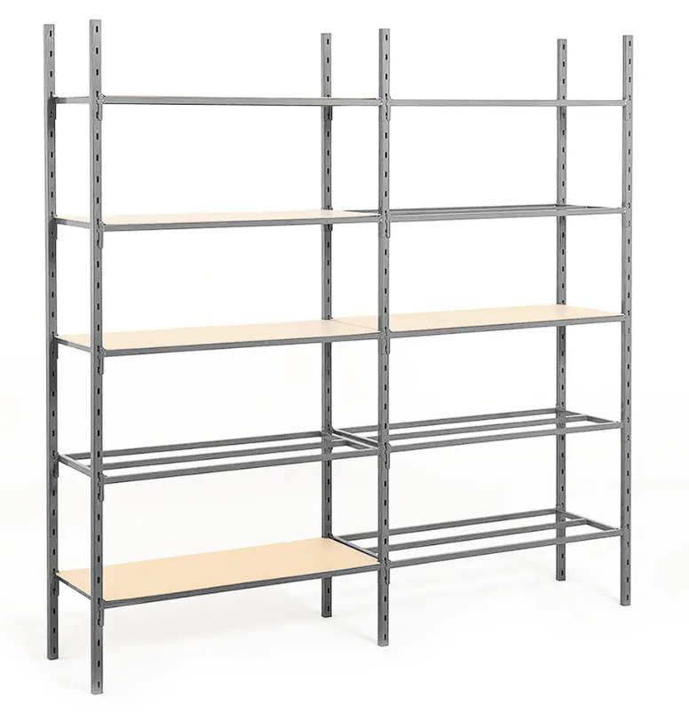 Rayonnage Quick'tube gris anthracite RAL 7024