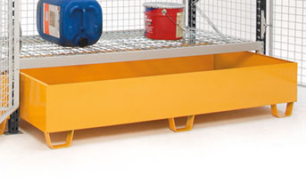 EPSIVOL GRILLAGÉ - Bac de rétention H. 361 mm L. 1800 mm P. 800 mm