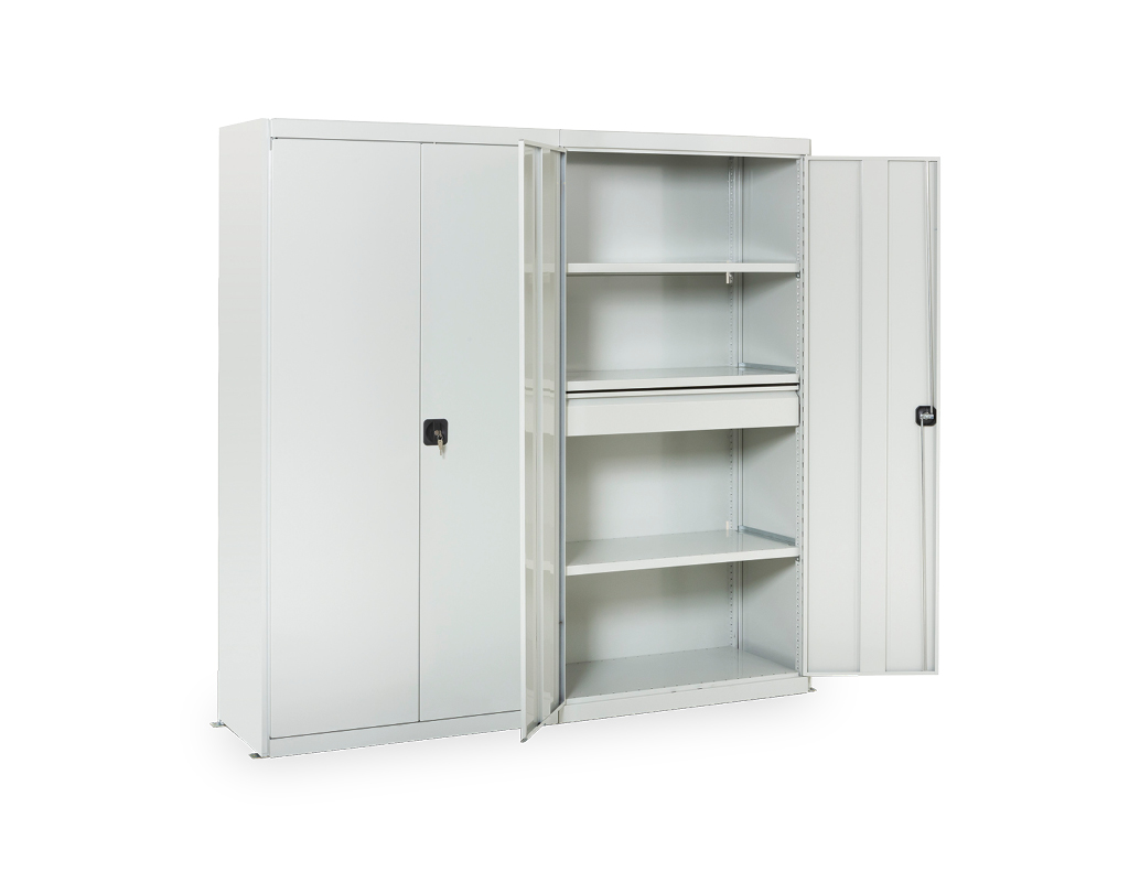 Porte avec serrure RAL 7035 - Adaptiv