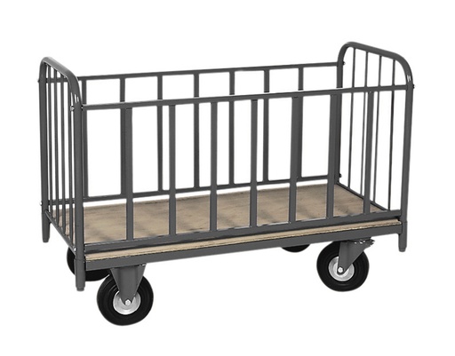 [AJ330120600000103-RF] CHARIOT - unversel 2 ridelles latérales et 2 dossiers gris anthracite RAL 7024